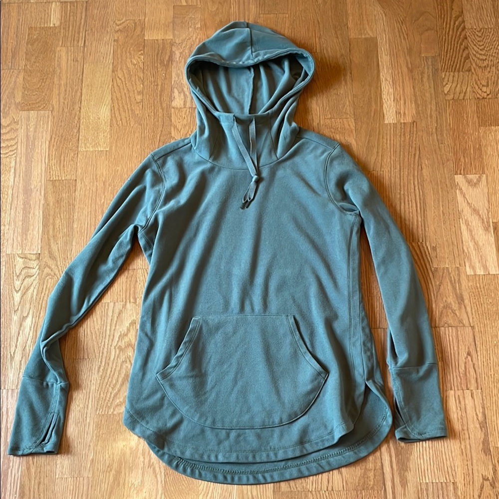 RBX Green Hooded Pullover with Front Pocket